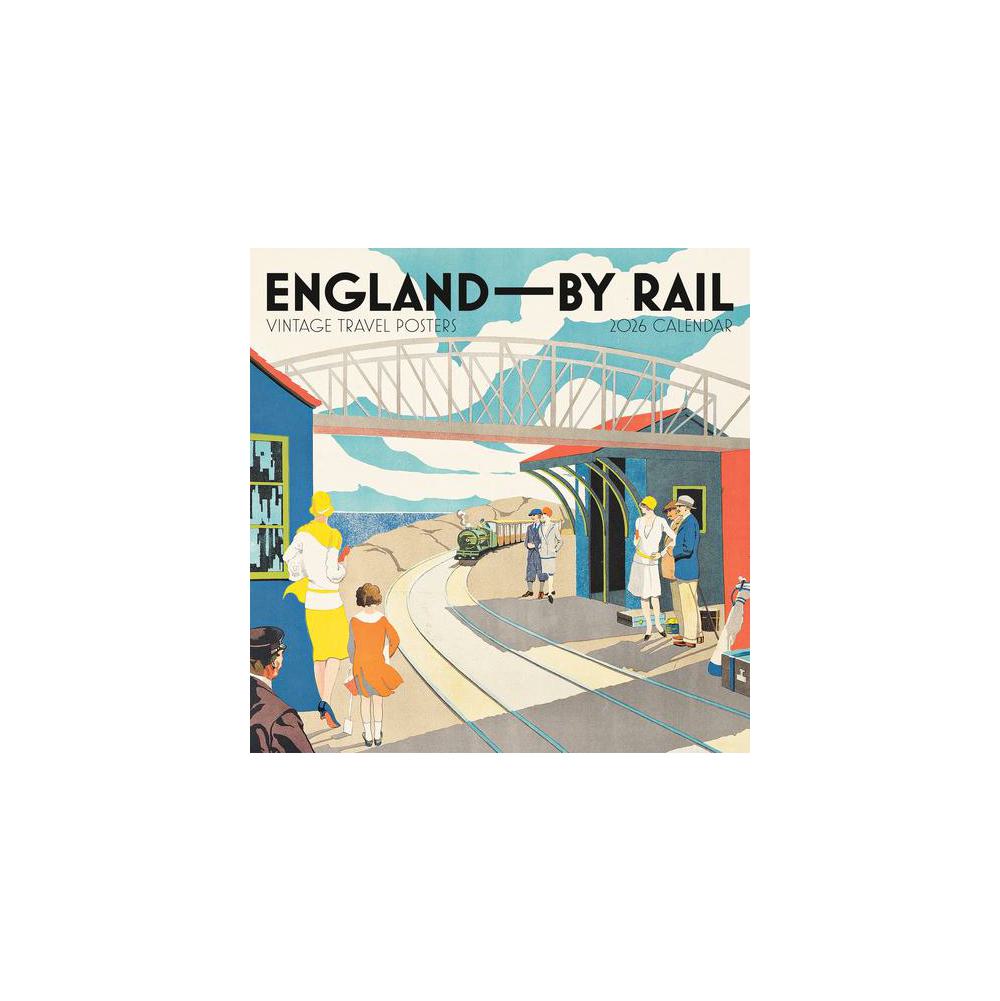 Pomegranate, Calendars, Art & School, 2026, Wall style, England By Rail, 941882